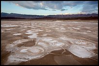 Cottonball Basin at sunset. Death Valley National Park ( color)