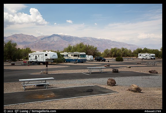 Furnace Creek Campground. Death Valley National Park (color)