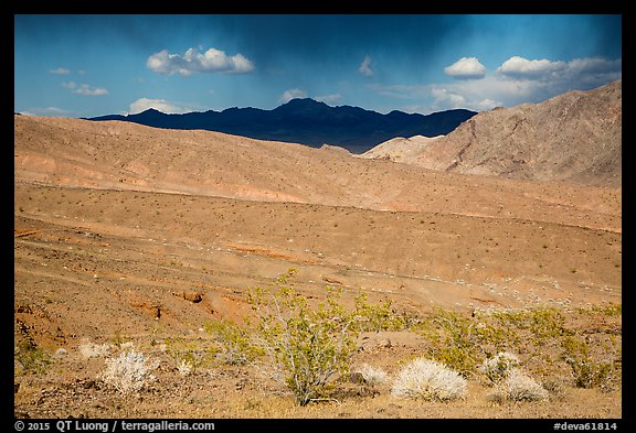 Black Mountains near Jubilee Pass. Death Valley National Park (color)