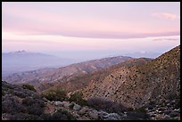 Keys View, sunrise. Joshua Tree National Park, California, USA.