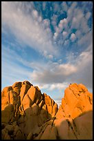 Rocks and clouds. Joshua Tree National Park ( color)