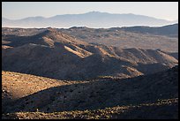 San Bernardino Mountains from Ryan Mountain. Joshua Tree National Park ( color)