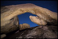 Arch Rock at night. Joshua Tree National Park ( color)