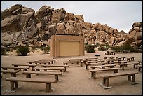 Amphitheater, Indian Cove Campground. Joshua Tree National Park ( color)