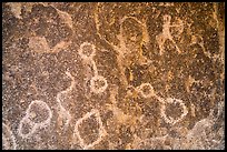 Petroglyphs, Piano Valley. Joshua Tree National Park ( color)