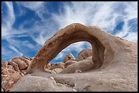 Scorpius Arch and boulders. Joshua Tree National Park ( color)