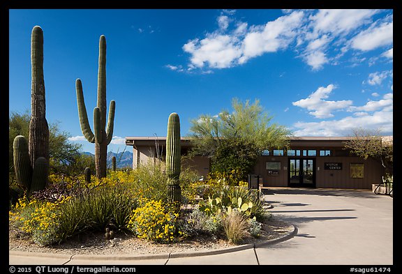 Rincon Visitor Center. Saguaro National Park, Arizona, USA.
