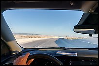 Windshield view, Dunes Drive. White Sands National Park ( color)