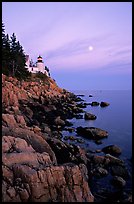 Bass Harbor lighthouse, sunset. Acadia National Park ( color)
