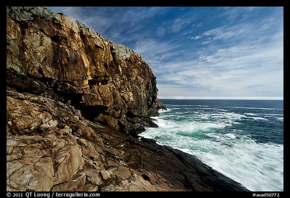 Great Head and ledge. Acadia National Park (color)