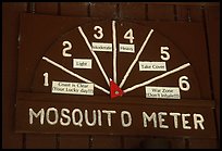 Mosquito Meter in old visitor center. Congaree National Park ( color)