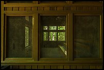 Harry Hampton Visitor Center window. Congaree National Park ( color)