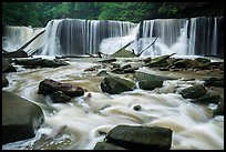 Great Falls, high flow, Bedford Reservation. Cuyahoga Valley National Park ( color)