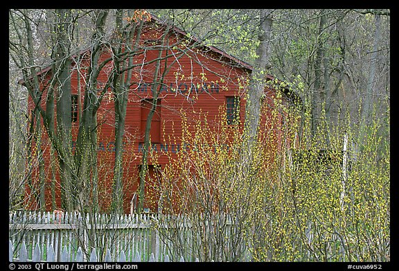 Hale Farm in early spring. Cuyahoga Valley National Park, Ohio, USA.