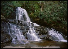 Laurel Falls, Tennessee. Great Smoky Mountains National Park ( color)