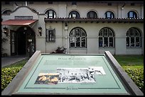 Hale Bathhouse interpretive sign. Hot Springs National Park ( color)