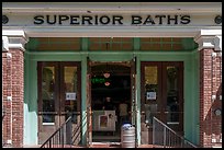 Superior Bathhouse Brewery Entrance. Hot Springs National Park ( color)