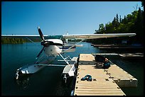 Seaplane dock. Isle Royale National Park ( color)