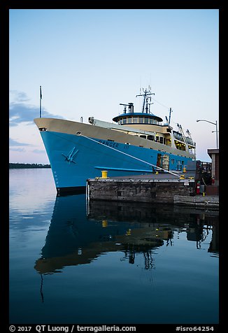 Ranger 3 national park service ferry at dawn. Isle Royale National Park (color)