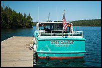 Tour boat Sandy. Isle Royale National Park ( color)