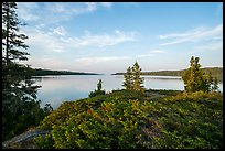 Moskey Basin, late afternoon. Isle Royale National Park ( color)