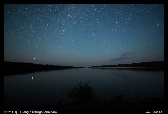 Night, Moskey Basin. Isle Royale National Park, Michigan, USA.