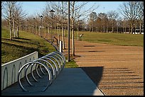 Rings and pathway. Gateway Arch National Park ( color)