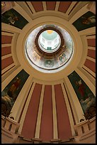 Dome roof interior, Old Courthouse. Gateway Arch National Park ( color)