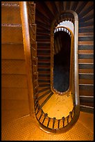 Looking down staircase, Old Courthouse. Gateway Arch National Park ( color)