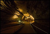 Cave passageway near historic entrance. Mammoth Cave National Park ( color)