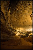 Passageway and cave ceiling. Mammoth Cave National Park ( color)