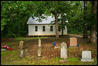 Mammoth Cave Baptist Church and cemetery. Mammoth Cave National Park ( color)
