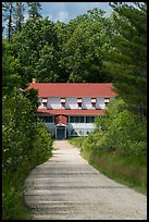 Path and Kettle Falls Hotel. Voyageurs National Park ( color)