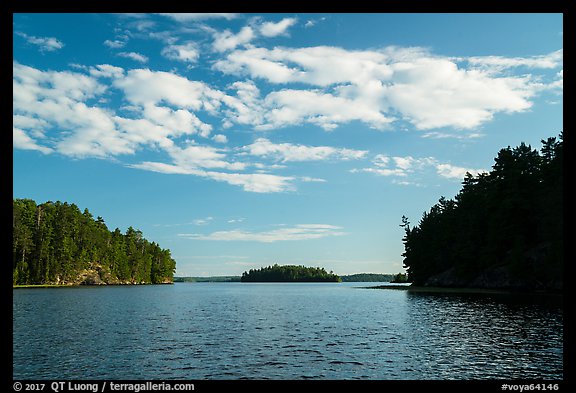 Kings William Narrows and Crane Lake. Voyageurs National Park (color)