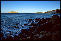 Prince Island and Cuyler Harbor, sunset, San Miguel Island. Channel Islands National Park ( color)