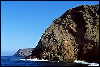 Sea cliffs, Santa Cruz Island. Channel Islands National Park ( color)