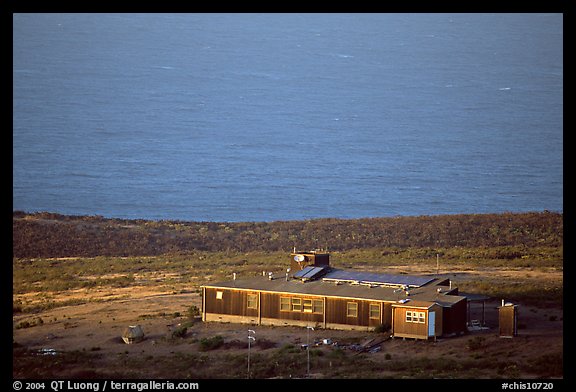 Ranger station, San Miguel Island. Channel Islands National Park (color)
