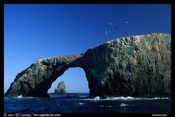 Arch Rock, East Anacapa. Channel Islands National Park, California, USA.
