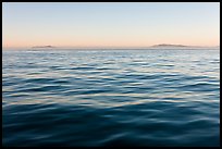 Ocean, Annacapa and Santa Cruz Islands at sunrise. Channel Islands National Park ( color)