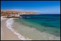 Bechers Bay with turquoise waters, Santa Rosa Island. Channel Islands National Park ( color)