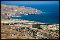 Vail and Vickers Ranch and Bechers Bay, Santa Rosa Island. Channel Islands National Park ( color)