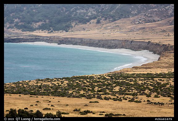 Bechers Bay, Santa Rosa Island. Channel Islands National Park (color)