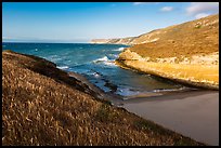 Beach at the mouth of Lobo Canyon, Santa Rosa Island. Channel Islands National Park ( color)