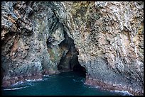 Entrance to Painted Cave, Santa Cruz Island. Channel Islands National Park ( color)