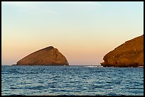 Sutil Island and Santa Barbara Island at sunrise. Channel Islands National Park ( color)