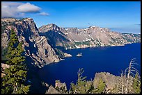 East rim view. Crater Lake National Park ( color)