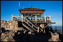 Fire lookout, the Watchman. Crater Lake National Park ( color)