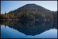 Wizard Island seen from water level. Crater Lake National Park ( color)