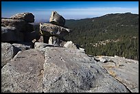 Granite slabs, Buena Vista. Kings Canyon National Park, California, USA. (color)