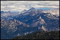Sierra Peaks. Kings Canyon National Park ( color)